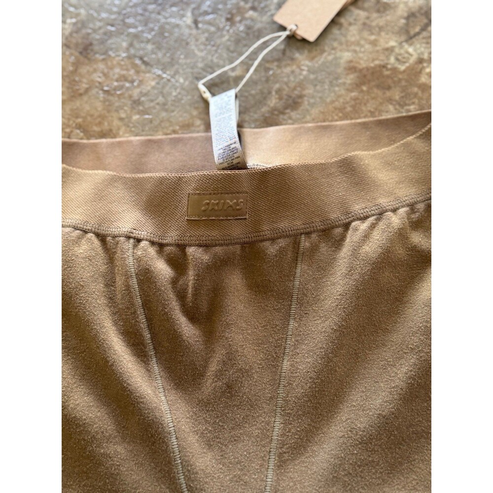 Skims Outdoor Seamed Bike Shorts Sepia Size Small - Picture 4 of 8